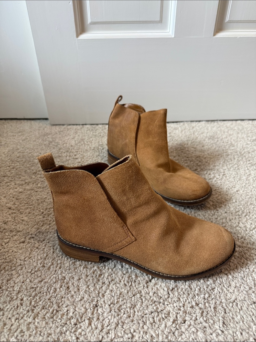 Lucky Brand Chestnut Brown Leather Ankle Boots - Picture 4 of 7